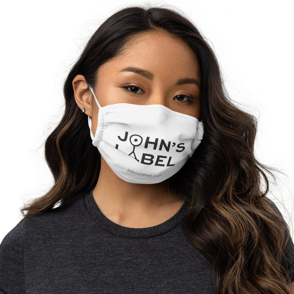 John's Label Face Mask - Black