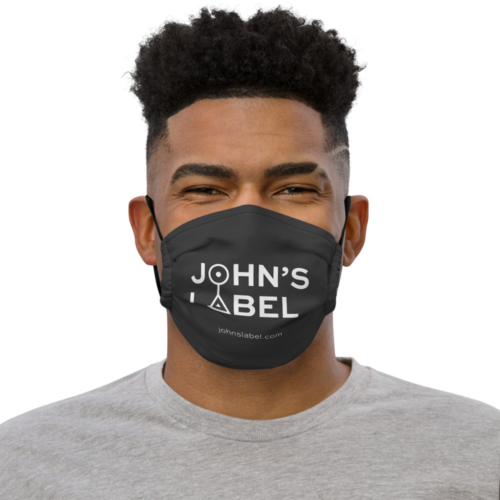 John's Label Face Mask - White