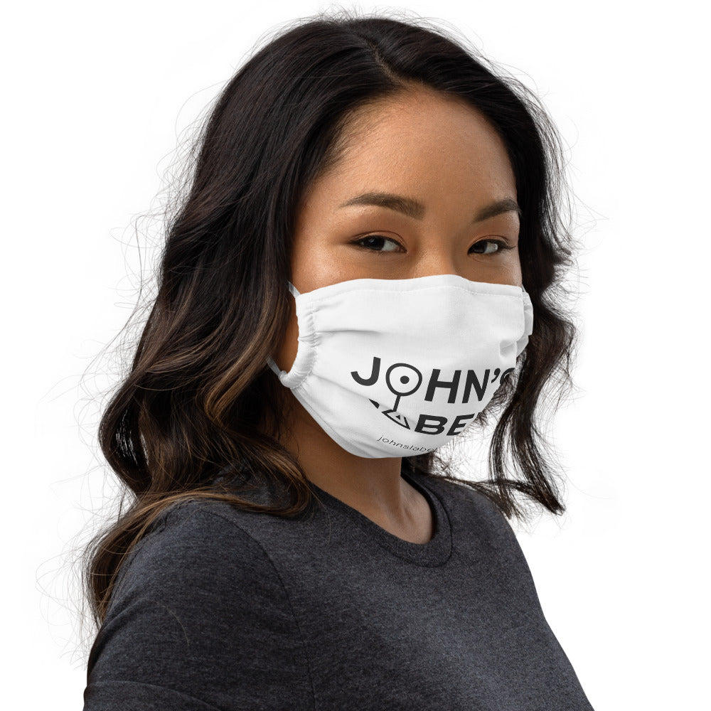 John's Label Face Mask - Black