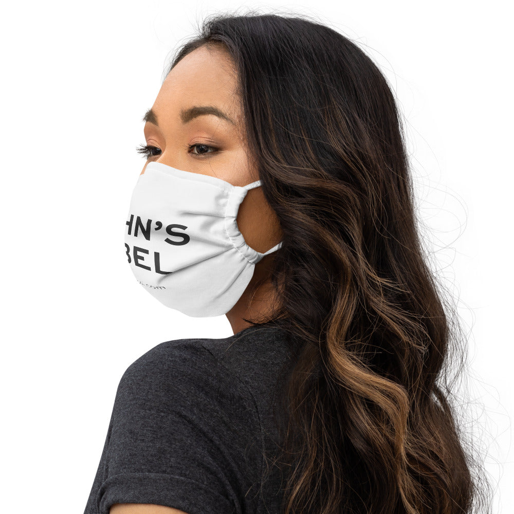 John's Label Face Mask - Black