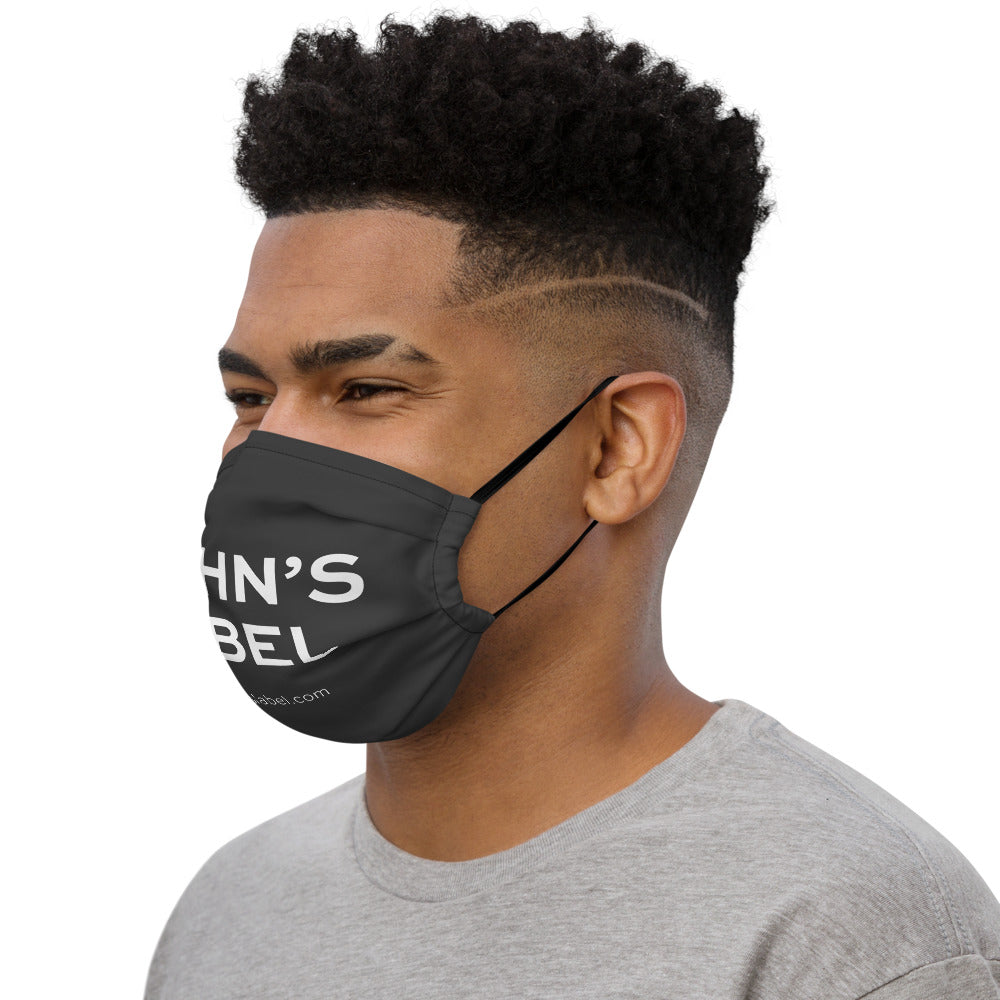 John's Label Face Mask - White