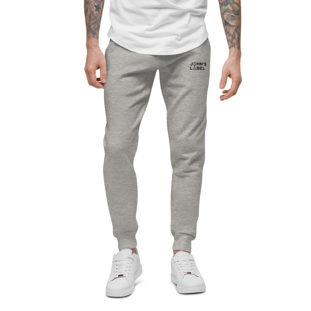 John's Label Unisex Sweatpants - Black