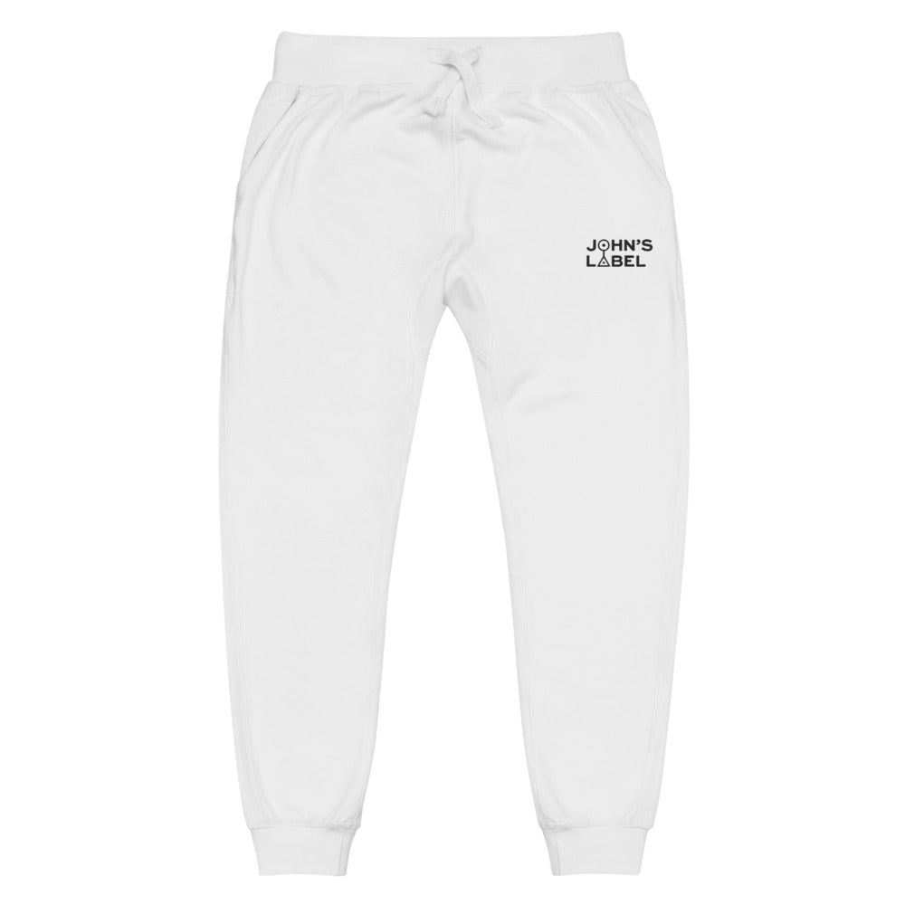 John's Label Unisex Sweatpants - Black