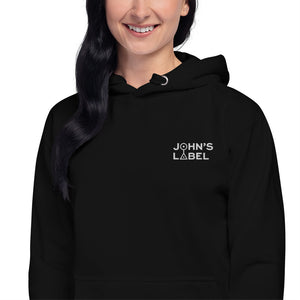 John's Label Unisex Hoodie - White